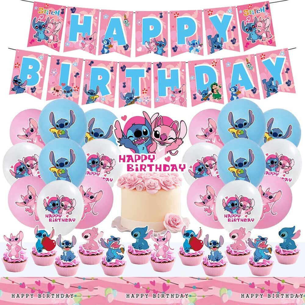 Lilo and Stitch Birthday Decoration - simyron 13 Pieces Stitch